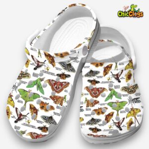 Moths Of The World Classic Crocs For Men, Women, Kids - Image 4