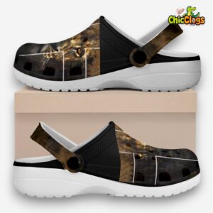 Mysterious Lion Classic Crocs For Men, Women, Kids - Image 2