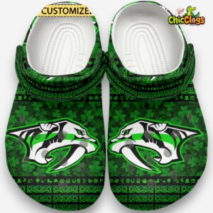 Nashville Predators NHL Sport Classic Crocs For Men, Women, Kids - Image 1