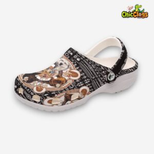 Native American Bear Warrior Crocs Clog Shoes For Kid and Adult - Image 3