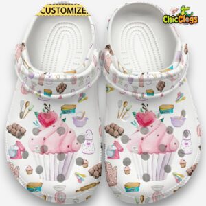 National Cupcake Day Women Classic Crocs For Men, Women, Kids - Image 2