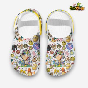 Funny Pokemon Anime Clogs For Kids & Adults - Image 1