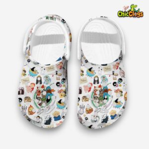 Studio Ghibli Cute Characters Classic Crocs - Image 1
