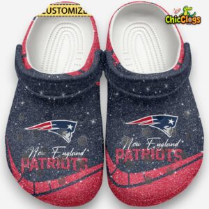 New England Patriots NFL Sport Classic Crocs For Men, Women, Kids - Image 1