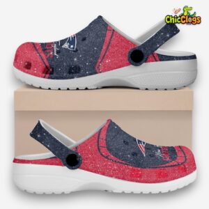New England Patriots NFL Sport Classic Crocs For Men, Women, Kids - Image 2