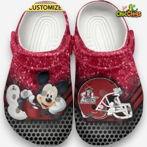 New Mexico State Aggies Football FBS Sport Classic Crocs For Men, Women, Kids - Image 2