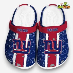 New York Giants NFL Sport Classic Crocs For Men, Women, Kids - Image 4