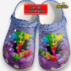 Nurse Bricks Breaking clog Shoes Nurse - Image 1