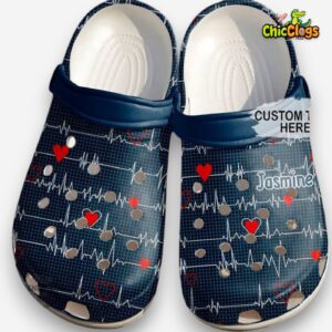 Nurse Nurse Personalized Proud clog Shoes - Image 1