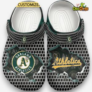 Oakland Athletics MLB Sport Classic Crocs For Men, Women, Kids - Image 1