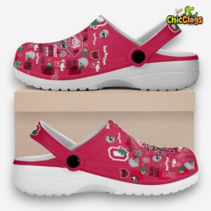 Ohio State Buckeyes NCAA Sport Classic Crocs For Men, Women, Kids - Image 2