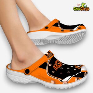 Oklahoma State Cowboys NCAA Sport Classic Crocs For Men, Women, Kids - Image 1