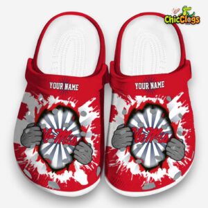Ole Miss Rebels NCAA Sport Classic Crocs For Men, Women, Kids - Image 4