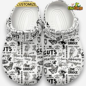 Olivia Rodrigo Music Classic Crocs For Men, Women, Kids - Image 1
