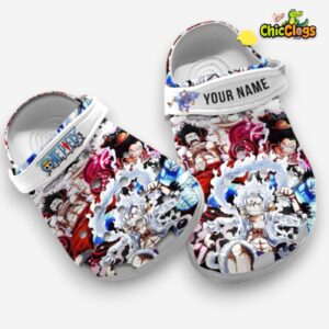 One Piece Gear 5 Monkey D.Luffy Custom Name Clogs - Image 1