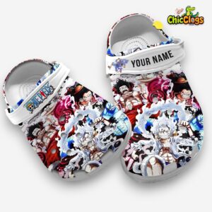One Piece Gear 5 Monkey D.Luffy Custom Name Clogs - Image 2