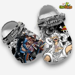 One Piece Gear 5 Monkey D.Luffy & Kaido Crocs Clogs - Image 4