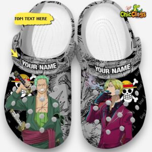 One Piece Zoro & Sanji Custom Name Clogs - Image 3