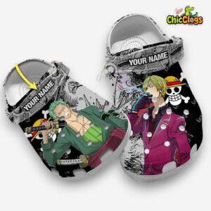 One Piece Zoro & Sanji Custom Name Clogs - Image 4