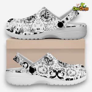 Oogie Boogie Cartoon Classic Crocs For Men, Women, Kids - Image 1