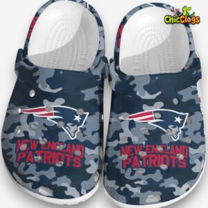 Patriots NFL Football Crocs Clogs - Stylish & Comfortable Unisex Footwear - Image 1