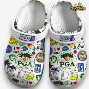 PGA Championship Printed Crocs Clogs - Comfortable Footwear for Men, Women, and Kids - Image 3
