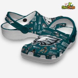 Philadelphia Eagles Classic Crocs - Stylish NFL Team Footwear with Printed Design - Image 3