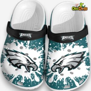 Philadelphia Eagles Crocs Clogs - Comfortable NFL Football Footwear for Men & Women - Image 1