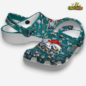 Philadelphia Eagles Printed Pattern Crocs - NFL Team Clogs for Fans - Image 1