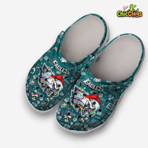 Philadelphia Eagles Printed Pattern Crocs - NFL Team Clogs for Fans - Image 2