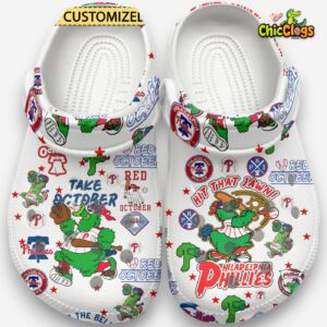 Philadelphia Phillies MLB Sport Classic Crocs For Men, Women, Kids - Image 2
