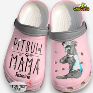 Pitbull Personalized Lover Clog Shoes - Image 1