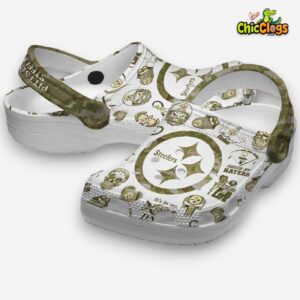 Pittsburgh Steelers NFL Sport Classic Crocs For Men, Women, Kids - Image 1