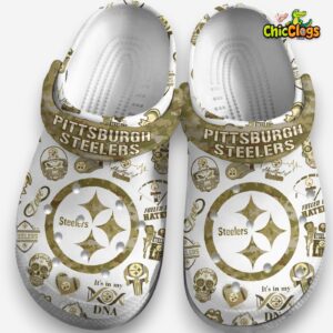 Pittsburgh Steelers NFL Sport Classic Crocs For Men, Women, Kids - Image 4