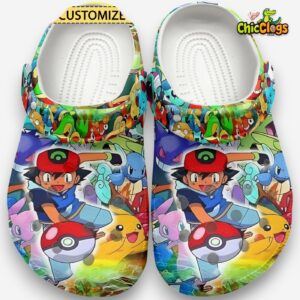 Pokemon Anime Classic Crocs For Men, Women, Kids - Image 2