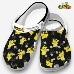 Pokemon Pikachu Black Crocs - Image 3