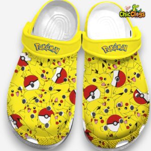 Pokemon Pikachu Pokeball Crocs - Image 4
