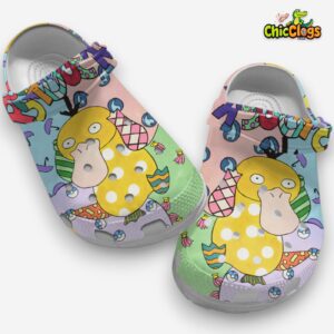 Pokemon Psyduck Anime Colorful Clogs - Image 1