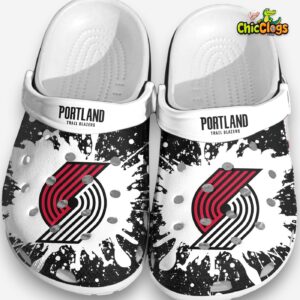 Portland Trail Blazers Clogs - Comfortable Unisex Crocband Shoes for Fans - Image 1