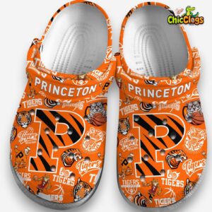 Princeton Tigers NCAA Printed Design Crocs Clogs - Stylish Comfort for Fans - Image 2