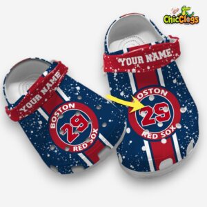 Boston Red Sox Printed Baseball Team Crocs Clogs - Stylish Fan Footwear - Image 6