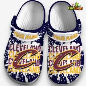 Printed Cleveland Cavaliers NBA Crocs Clogs - Stylish Basketball Design Footwear - Image 2