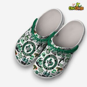 Printed Dallas Stars NHL Clogs - Unique Pattern Crocs for Fans - Image 2