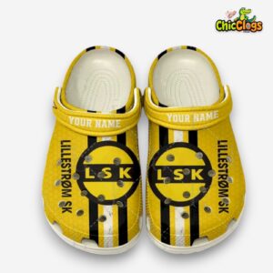 Printed Design Lillestrøm Sportsklubb Crocs Clogs - Unique & Stylish Footwear - Image 2
