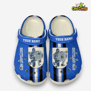 Printed Hødd Fotball Pattern Crocs Clogs - Unique Design for Fans - Image 2