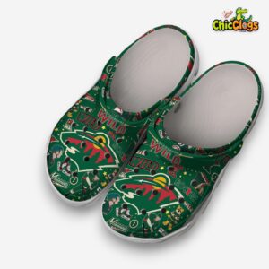 Printed Minnesota Wild NHL Crocs Clogs - Unique Design for Fans - Image 3