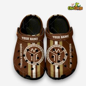 Printed Mjøndalen IF Pattern Crocs Clogs - Stylish Comfort for Fans - Image 1