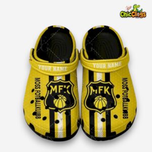 Printed Moss FK Pattern Crocs Clogs - Stylish & Comfortable Footwear - Image 1