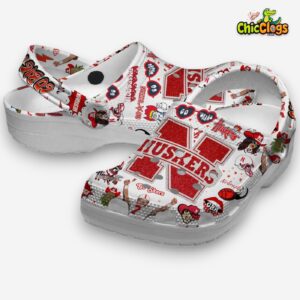 Printed Nebraska Cornhuskers Crocs Clogs - NCAA Design Footwear - Image 2