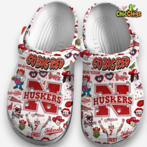 Printed Nebraska Cornhuskers Crocs Clogs - NCAA Design Footwear - Image 3